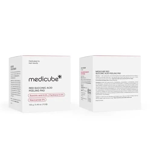 medicube Red Succinic Acid Panthenol Toner Pads 70 Count (Pack of 1) | Exfoliating Pads for Acne-Prone Skin thumbnail 8