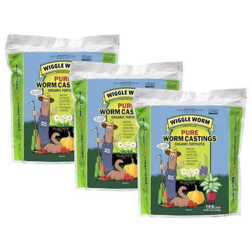 Wiggle Worm 100% Pure Organic Worm Casting Fertilizer, 13.6kg (30lb) | Organic Soil Enricher for Plants thumbnail 1