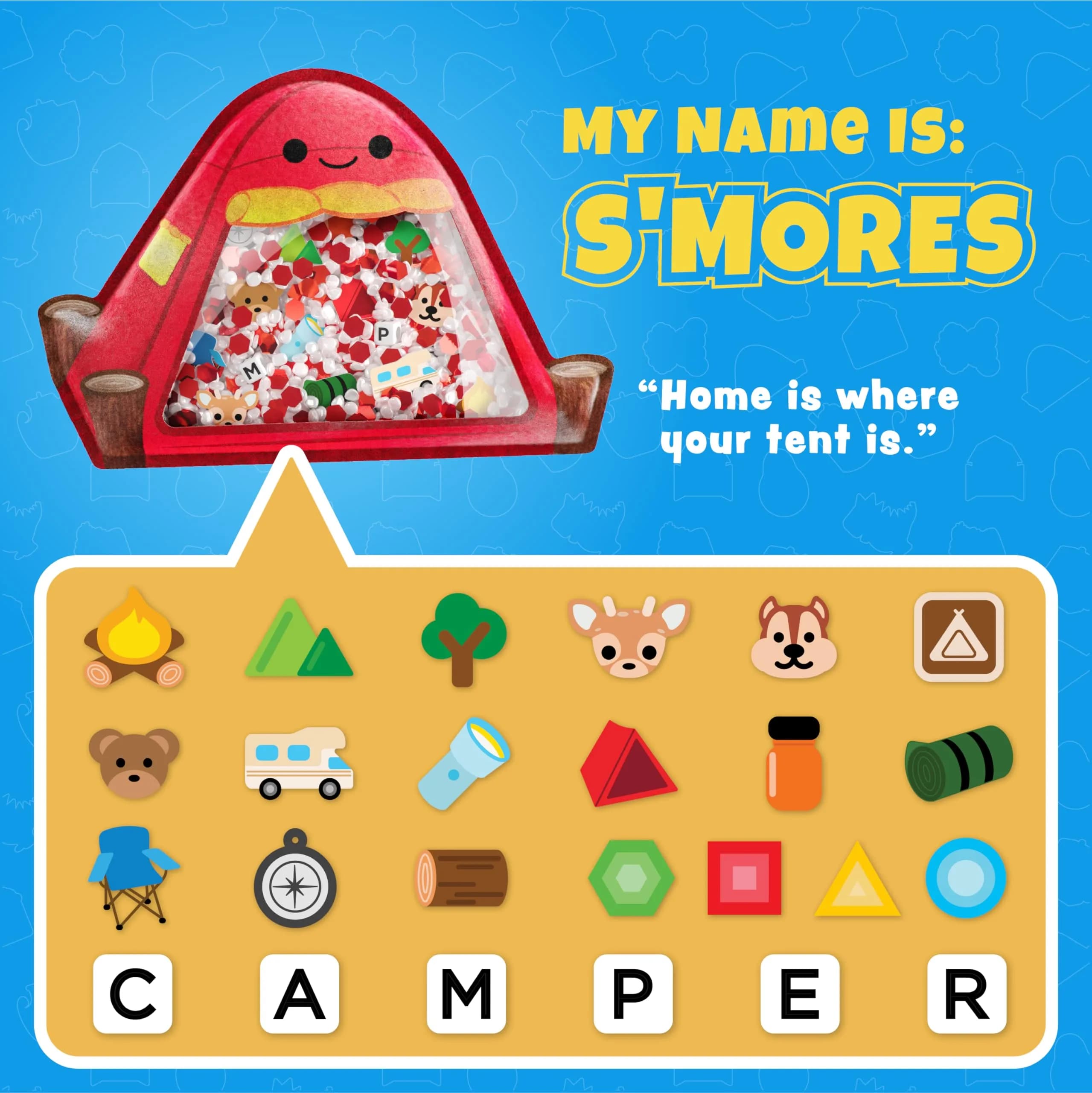 Vango BIZYBOO Smores Plush Figure | Seek & Find Educational Game for Kids 2+ (Small, Multicolor) - view 2