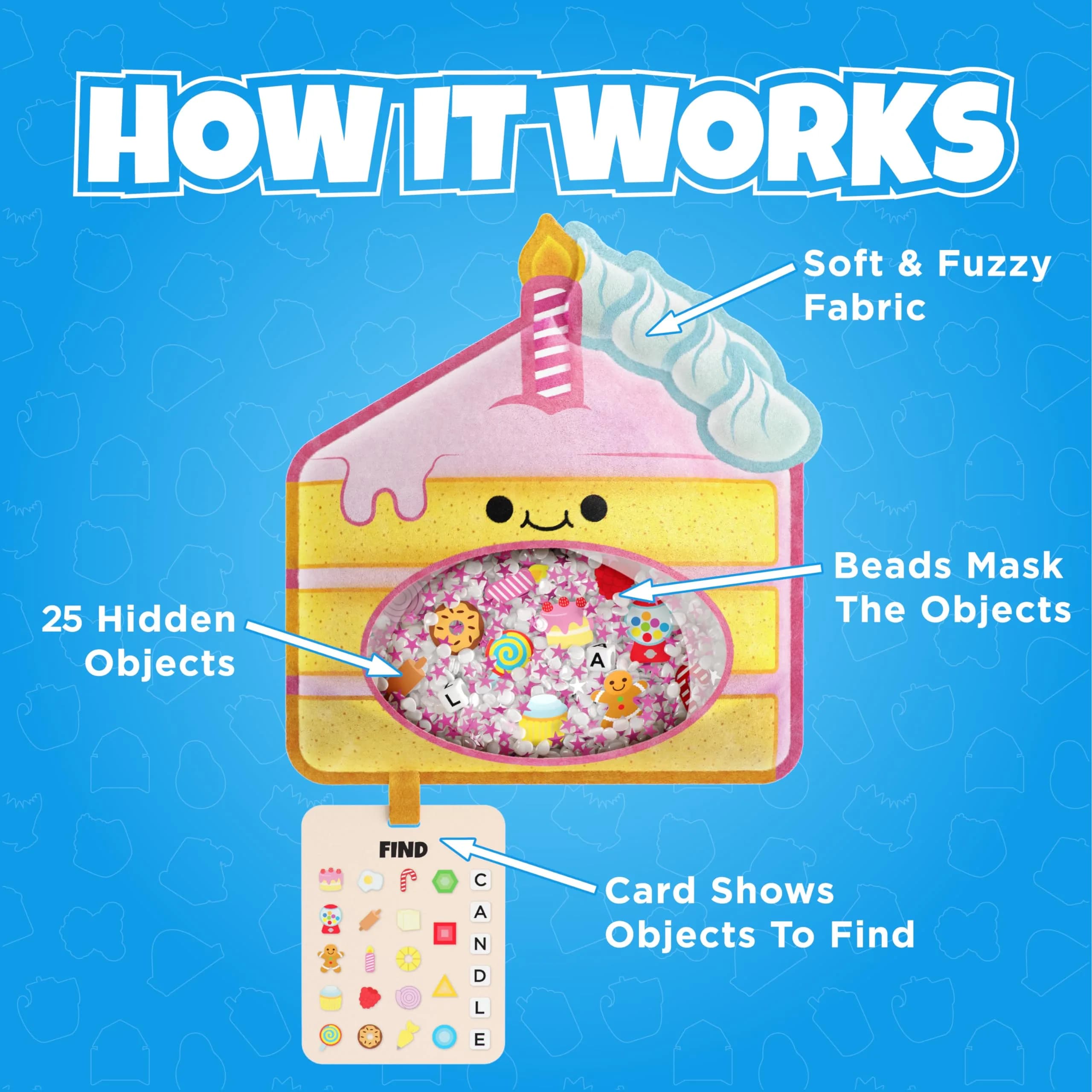 Vango BIZYBOO Smores Plush Figure | Seek & Find Educational Game for Kids 2+ (Small, Multicolor) - view 5
