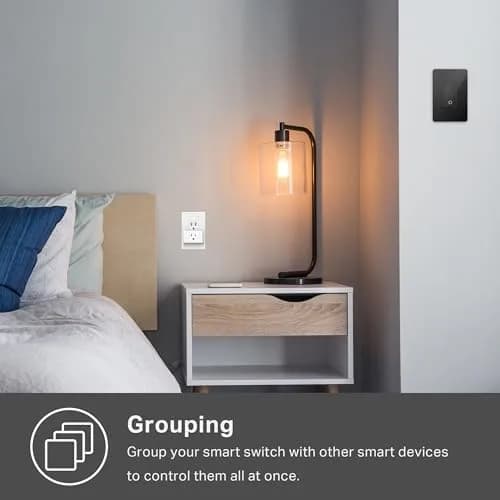 Kasa Smart Light Switch, Single Pole, Need Neutral Wire | Wi-Fi App & Voice Control (70-120 chars) thumbnail 6
