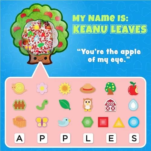 Vango BIZYBOO Keanu Leaves Plush Figure | Seek & Find Educational Toy for Kids 2+ (0.08 kg) thumbnail 2