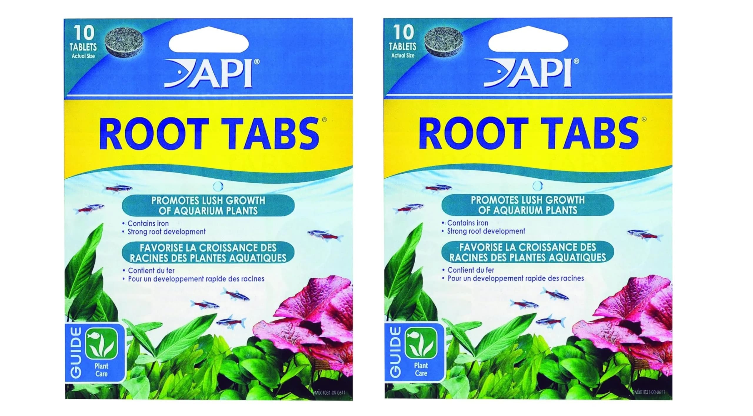 API Root Tabs Freshwater Aquarium Plant Fertilizer 0.4-Ounce 10-Count Box (Pack of 2) | Promotes Strong Root Development — Original Version