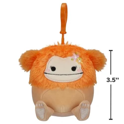 Squishmallows 3.5" Clip-On Shasta The Bigfoot | Small Plush Toy for Kids & Collectors thumbnail 2