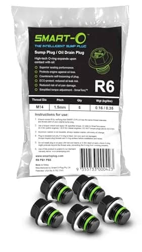 SMART-O M12x1.5mm Oil Drain Plug with Anti-Leak & Vibration Resistance | Engine Oil Protection Bolt - main product image