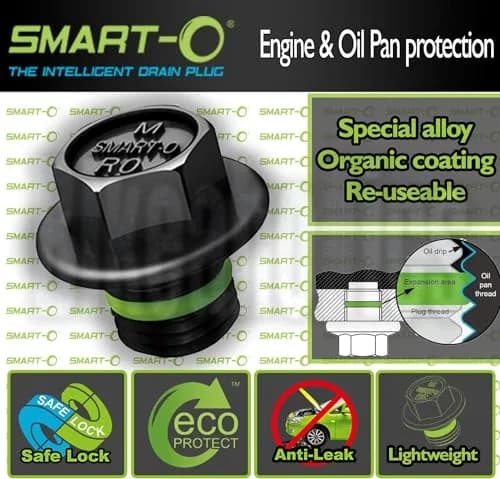 SMART-O M12x1.5mm Oil Drain Plug with Anti-Leak & Vibration Resistance | Engine Oil Protection Bolt thumbnail 4