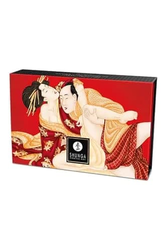 Shunga Kissable Massage Powder Sparkling Strawberry Wine 1 Oz | Edible, Body-Safe, Fun Foreplay thumbnail 2