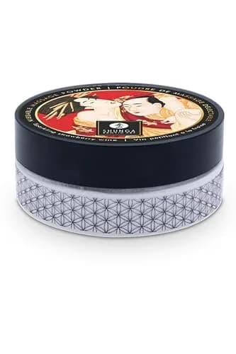 Shunga Kissable Massage Powder Sparkling Strawberry Wine 1 Oz | Edible, Body-Safe, Fun Foreplay thumbnail 3