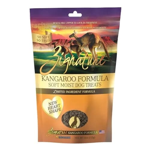 Zignature Kangaroo Soft Moist Dog Treats 4 Oz | Limited Ingredient, High-Quality Dog Snack thumbnail 1