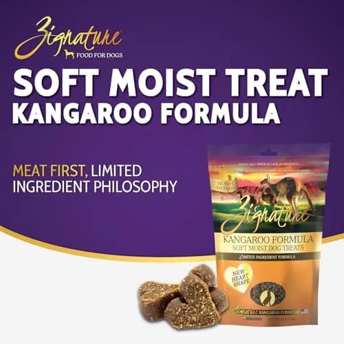 Zignature Kangaroo Soft Moist Dog Treats 4 Oz | Limited Ingredient, High-Quality Dog Snack thumbnail 3