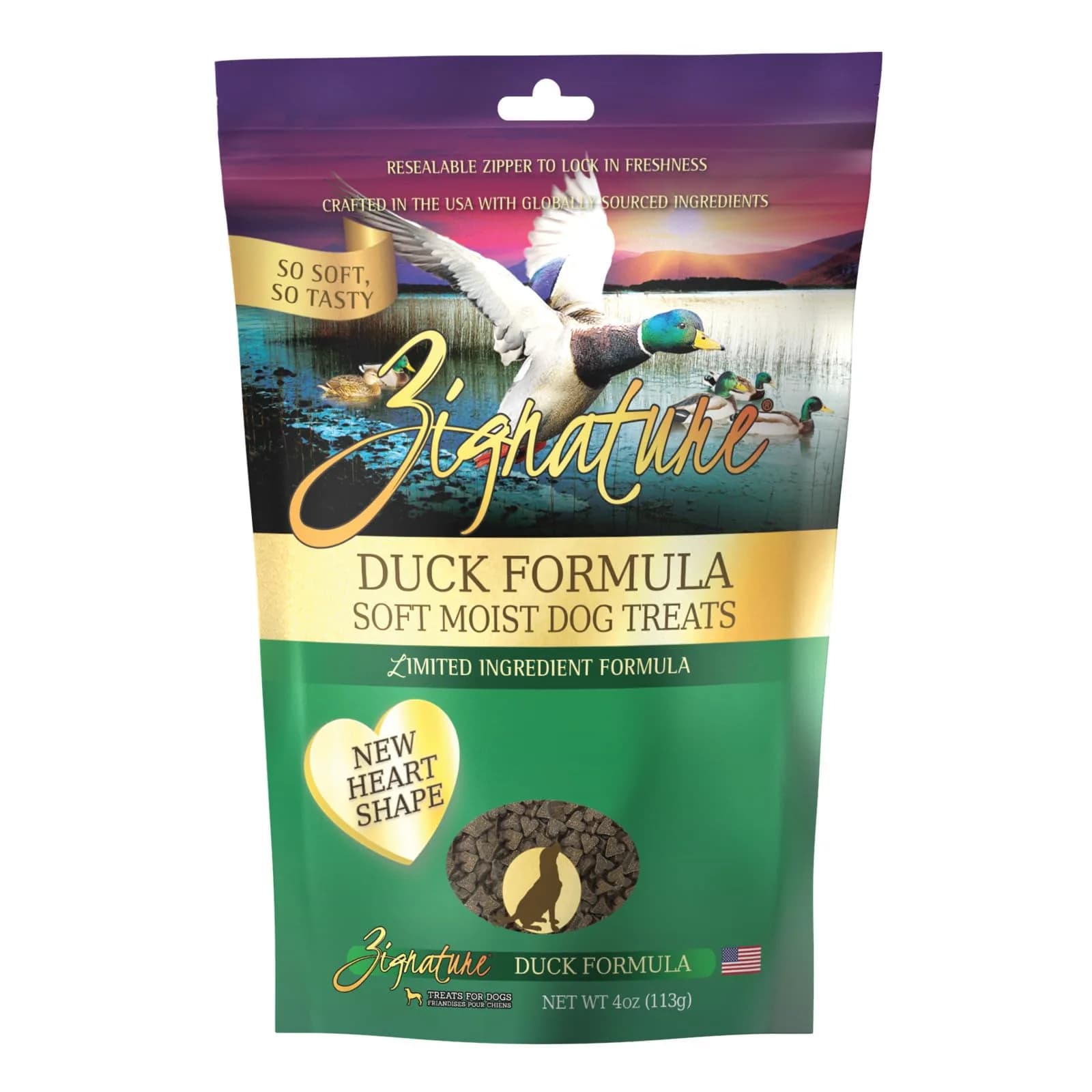 Zignature Kangaroo Soft Moist Dog Treats 4 Oz | Limited Ingredient, High-Quality Dog Snack — Duck