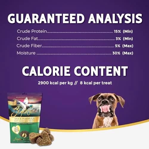 Zignature Duck Soft Moist Treats for Dogs 4 Ounce | Limited Ingredient, High-Quality Dog Snack thumbnail 6