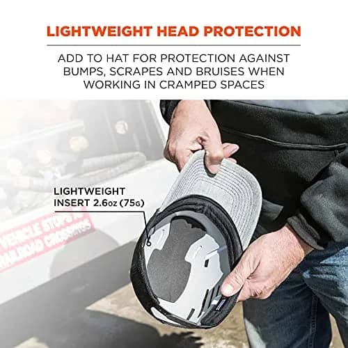 Ergodyne Skullerz 8945 Universal Bump Cap Insert 2-Pack | Lightweight Head Protection for Baseball Hats thumbnail 2