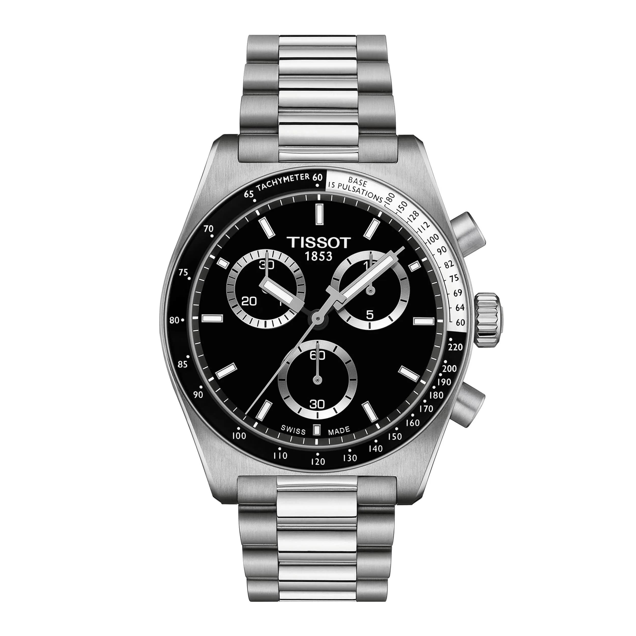 Tissot PR516 Swiss Quartz Chronograph 40mm | Men's Watch with Tachymeter & Super-LumiNova - main product image