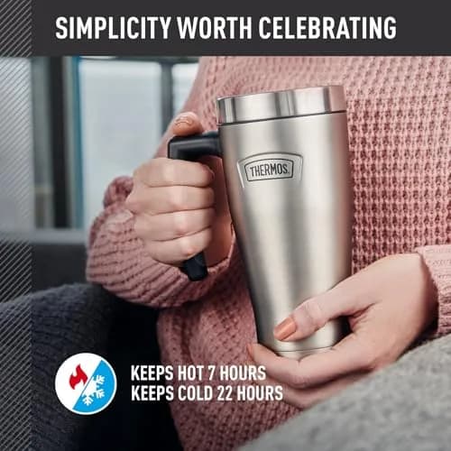THERMOS ICON SERIES Stainless Steel Mug 16 oz | Leak-Proof, Hot & Cold Retention thumbnail 3