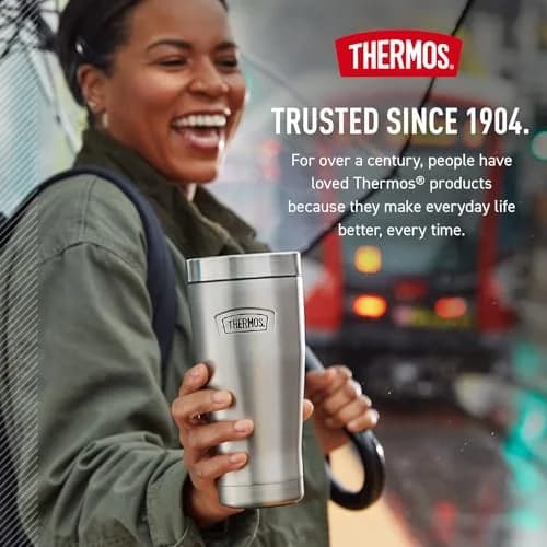 THERMOS ICON SERIES Stainless Steel Tumbler 590ml (16 oz) | Vacuum Insulated for Hot & Cold Drinks thumbnail 7