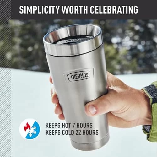 THERMOS ICON SERIES Stainless Steel Tumbler 590ml (16 oz) | Vacuum Insulated for Hot & Cold Drinks thumbnail 3
