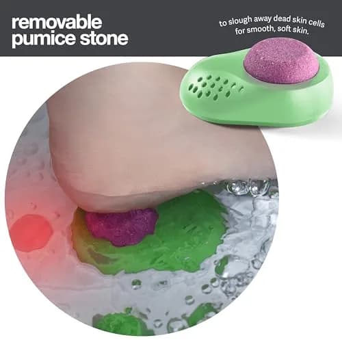 Medical king Collapsible Foot Spa Massager with Heat, Bubbles, Vibration, Remote Control & Pedicure Stone | 1.93 kg (4.25 lb) thumbnail 7