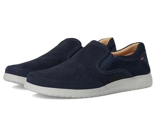 Samuel Hubbard Olema Slip-On Navy Nubuck 8.5 D (M) | Trendsetting Leather Loafer for Men thumbnail 1