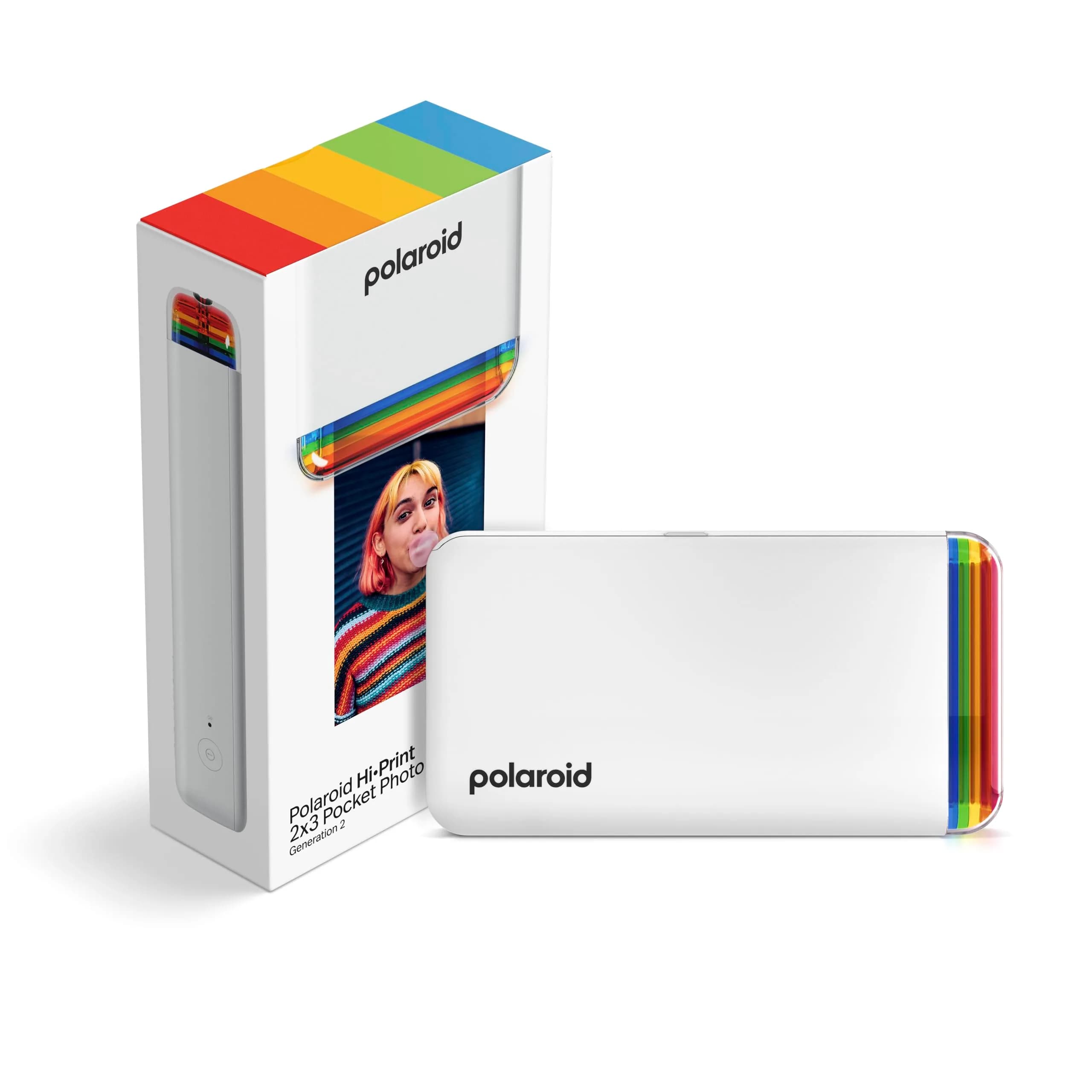 Polaroid Hi-Print Bluetooth Pocket Photo Printer 2x3" | Dye-Sub Technology — White / One size