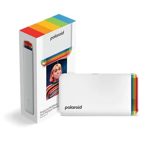 Polaroid Hi-Print 2nd Gen Bluetooth Photo Printer White | 2x3 Inch Pocket Dye-Sub Printer thumbnail 1