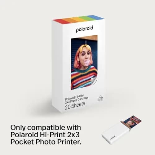 Polaroid Hi-Print 2nd Gen Bluetooth Photo Printer White | 2x3 Inch Pocket Dye-Sub Printer thumbnail 9