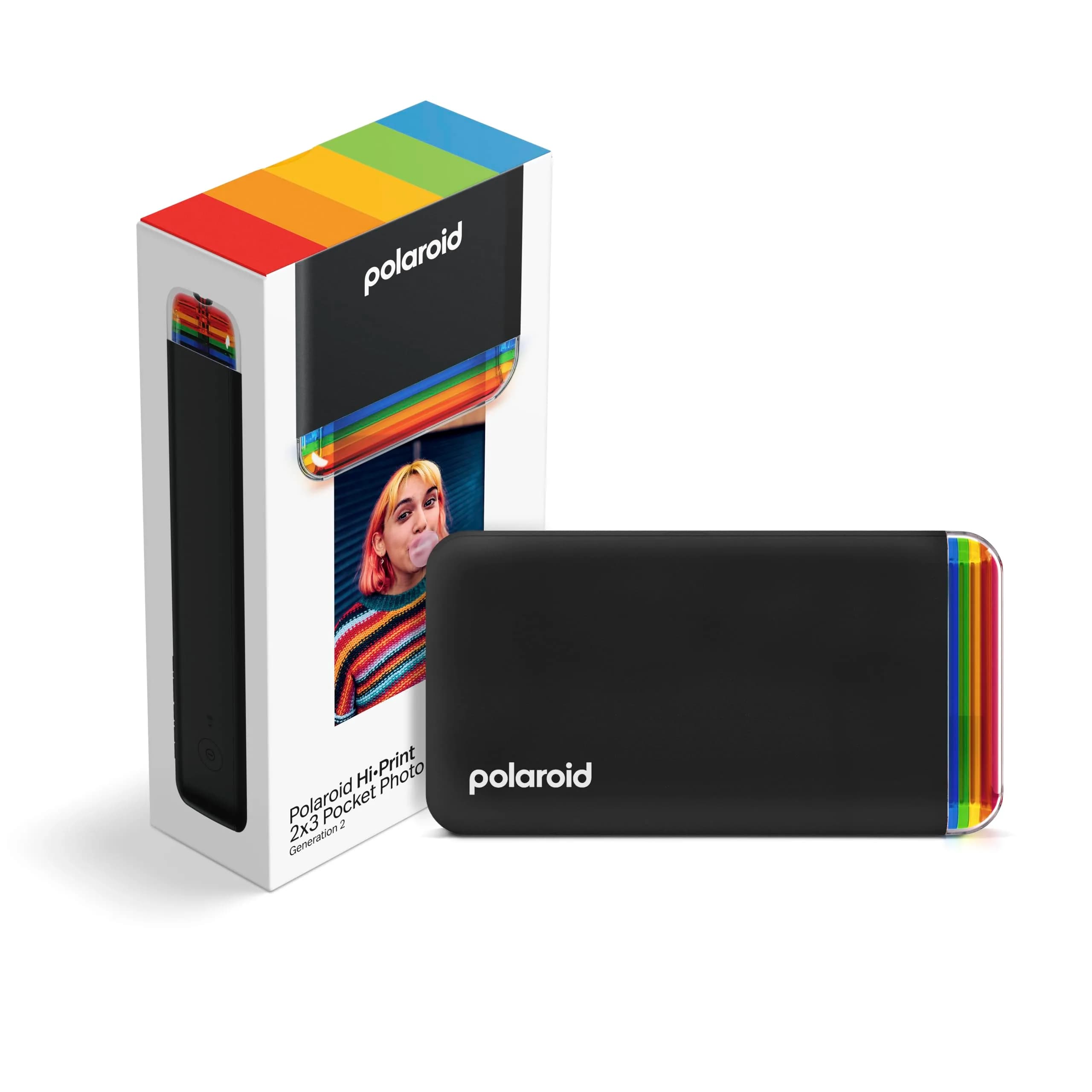 Polaroid Hi-Print Bluetooth Pocket Photo Printer 2x3" | Dye-Sub Technology — Black / One size