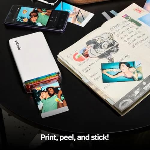 Polaroid Hi-Print 2nd Gen Bluetooth Photo Printer 2x3 Inch Prints | Black Printer Only (9129) thumbnail 2