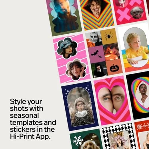 Polaroid Hi-Print 2x3 Pocket Photo Printer Gen2 Black with 40 Photos | Dye-Sublimation Bluetooth Printer thumbnail 5