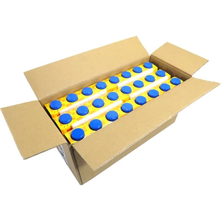 LEGO Minifigure Display Case Large 3 Pack Bright Blue | Stackable Plastic Storage for Desk or Wall thumbnail 2