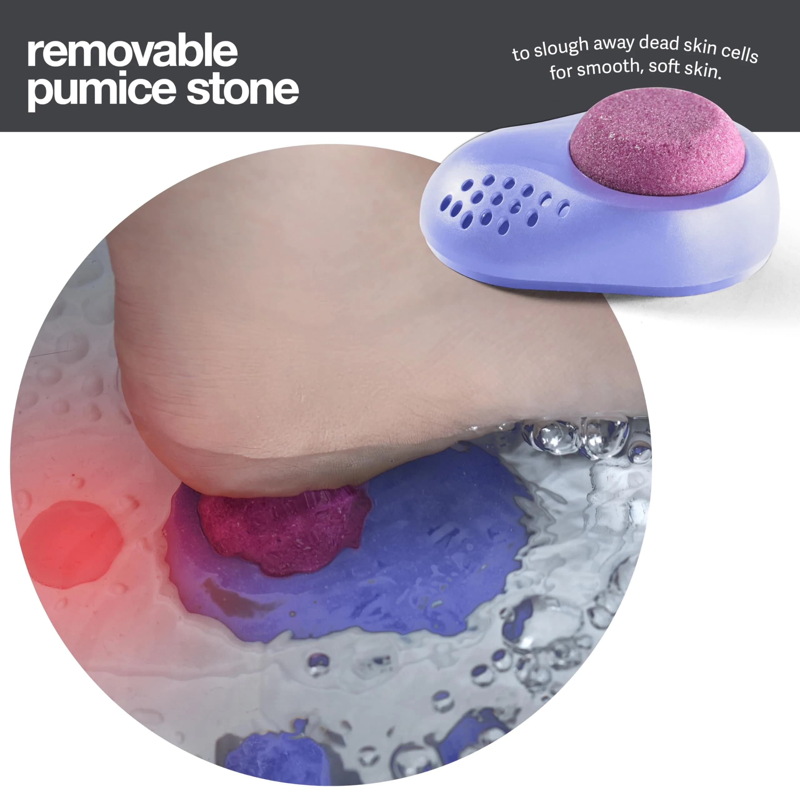 Medical king Foot Spa with Heat and Massage and Jets Collapsible Foot Massager 35cm (13 inches) | Relaxing Pedicure and Circulation Booster - view 6