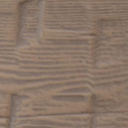 Ekena Millwork 9 1/2"W x 9 1/2"H x 192"L 3-Sided U-Beam Faux Wood Ceiling Beam, Sandstone | HeritageTimber Reclaimed Axed thumbnail 9
