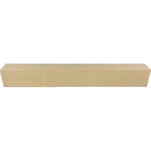 Ekena Millwork 3 1/2"W x 5 1/2"H x 16-ft. L 3-Sided (U-Beam) Resawn Rip HeritageTimber Faux Wood Ceiling Beam, Primed Tan | Lightweight, Authentic Look thumbnail 4