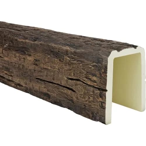 Ekena Millwork 5 1/2"W x 5 1/2"H x 20-ft. L Heritage Faux Wood Ceiling Beam, Kona Brown | Lightweight, Authentic Timber Look thumbnail 7