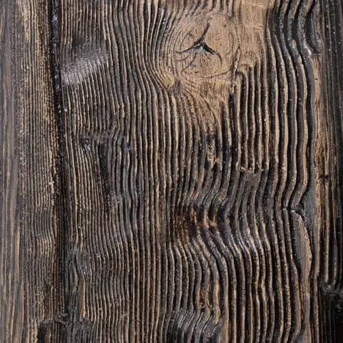 Ekena Millwork 7 1/2"W x 7 1/2"H x 8-ft. L 3-Sided U-Beam Salvaged Timber HeritageTimber Faux Wood Ceiling Beam, Kona Brown | Authentic USA-Style Design thumbnail 2