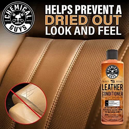 Chemical Guys Leather Cleaner and Conditioner Kit with Brush | Complete Leather Care for All Surfaces (100-120 chars) thumbnail 3