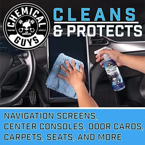 Chemical Guys Leather Cleaner, Conditioner & Total Interior Bundle, 16 Fl Oz (48 Fl Oz Total) | USA-Sourced Auto Interior Care Kit thumbnail 7