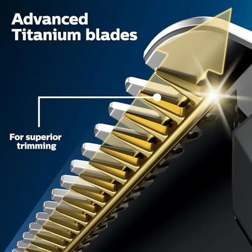 Philips Norelco Multigroom Series 9000 21-Piece Grooming Kit | DualCut Titanium Blades thumbnail 7