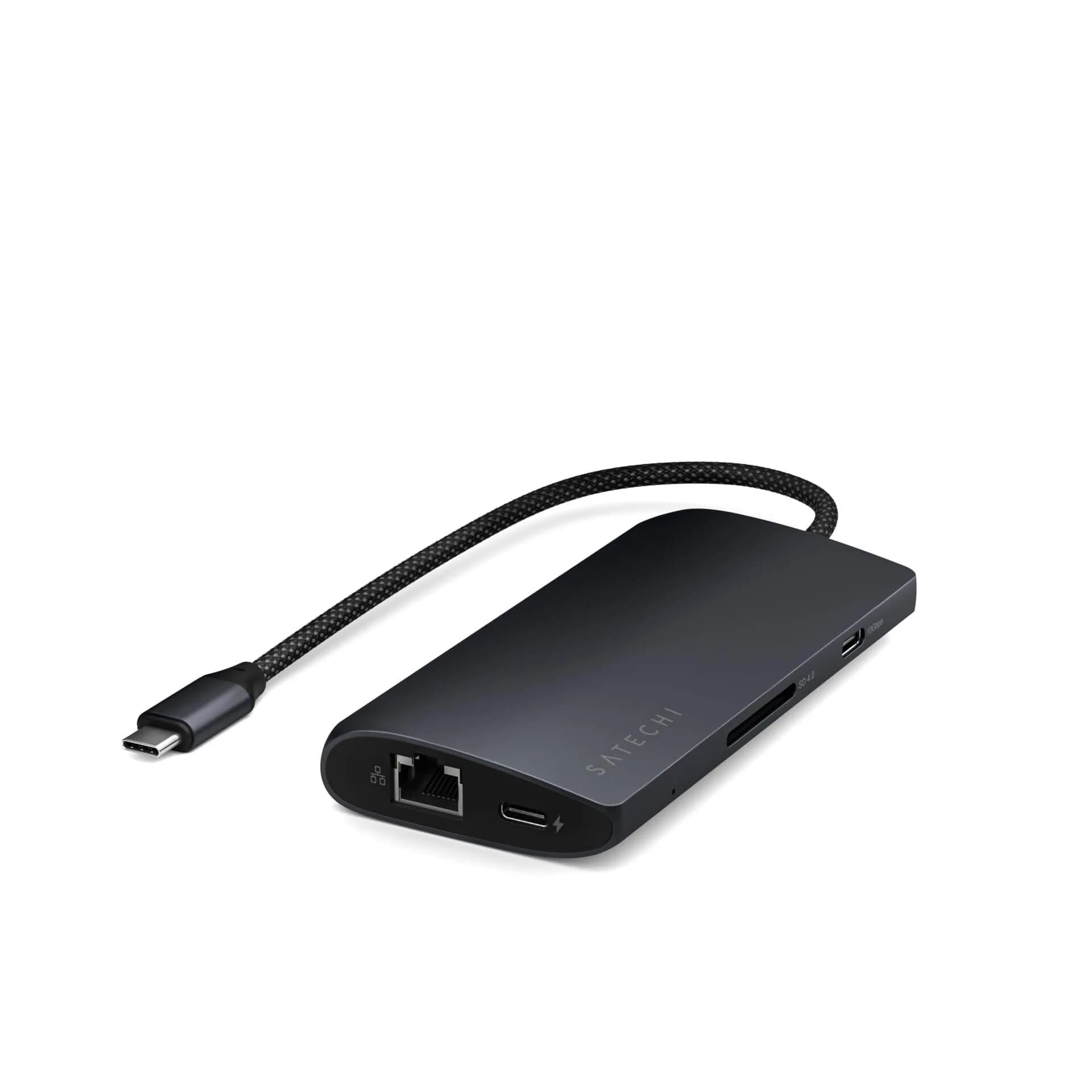 Satechi 8-in-1 USB-C Hub V3, 8K HDMI, 100W Charging, Ethernet, Midnight | Multiport Adapter for Mac & Windows thumbnail 4