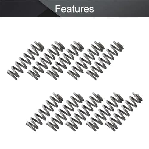 Cilky 20pcs Small Compressed Springs 0.4mm Wire Dia x 5mm Outer Dia x 30mm Length | Stainless Steel Compression Springs for Pens, Toys, DIY thumbnail 6