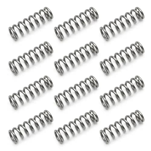 Cilky 20pcs Small Compressed Springs 0.4mm Wire Dia x 5mm Outer Dia x 30mm Length | Stainless Steel Compression Springs for Pens, Toys, DIY thumbnail 1