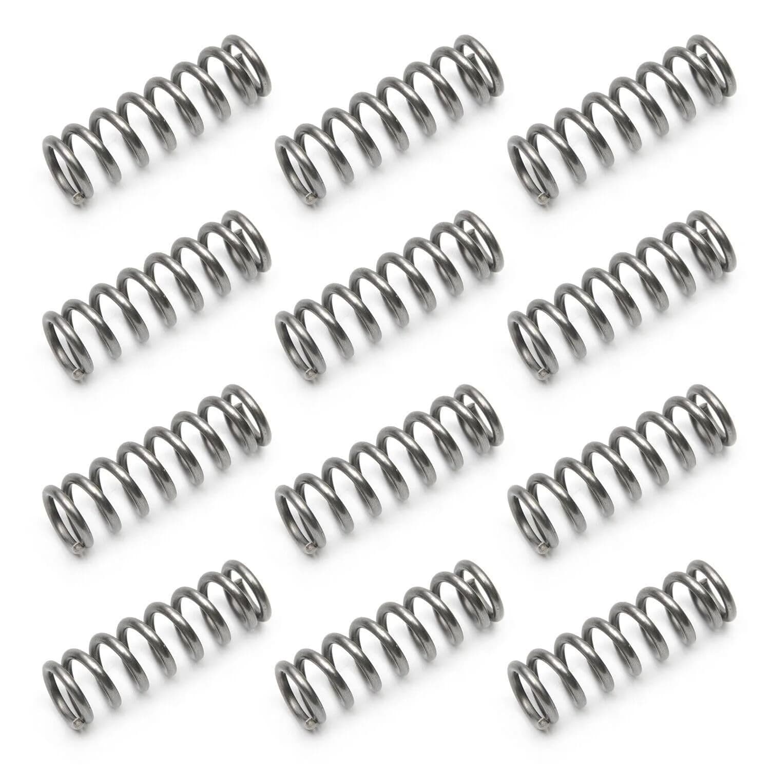 Cilky 304 Stainless Steel Compression Springs 0.5mm x 6mm x 20mm (20-Pack)