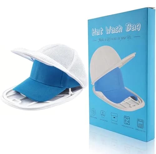 Eiito Hat Washer Cage with Mesh Bag | Keeps Hats Shaped & Clean in Washers thumbnail 1
