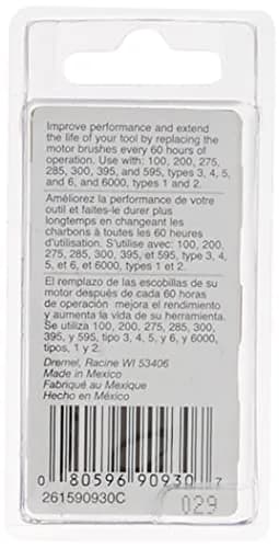 Dremel Carbon Motor Brush Set (Pack of 2) | Restores Rotary Tool Performance thumbnail 3