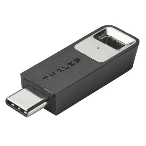 Thales SafeNet eToken FIDO USB-C Security Key | Passwordless Phishing-Resistant Authentication (70-120c) thumbnail 1