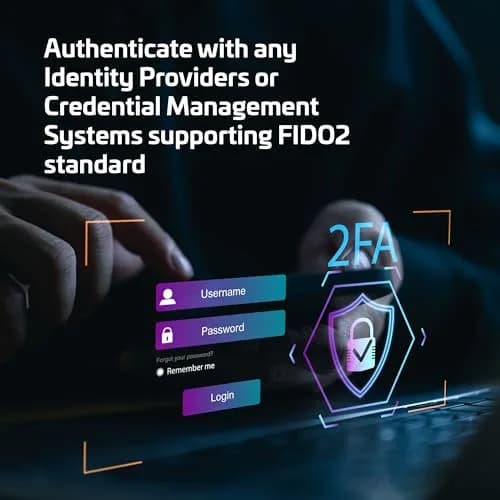 Thales SafeNet eToken FIDO USB-C Security Key | Passwordless Phishing-Resistant Authentication (70-120c) thumbnail 6