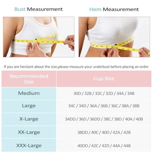 WANAYOU Women's Zip Front Sports Bra Wireless Post-Surgery Bra Workout Bras | Medium Support, Racerback, Removable Pads thumbnail 3