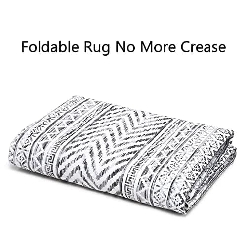 WESTLOOM 9x12 Large Living Room Rug Washable Indoor Non-Slip Grey | Stain & Water Resistant thumbnail 6
