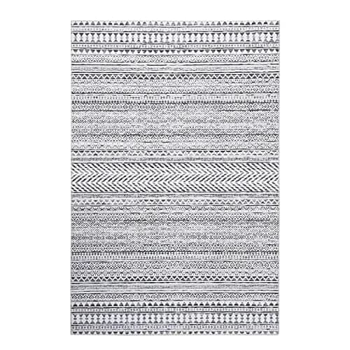WESTLOOM 9x12 Large Living Room Rug Washable Indoor Non-Slip Grey | Stain & Water Resistant thumbnail 2