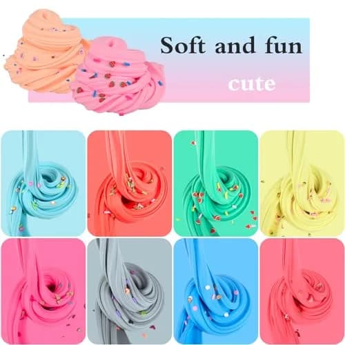 tuupowana 58-Pack Mini Butter Slime Kit | ASTM-Tested Non-Toxic Toy Slime for Kids Ages 6-12 thumbnail 6
